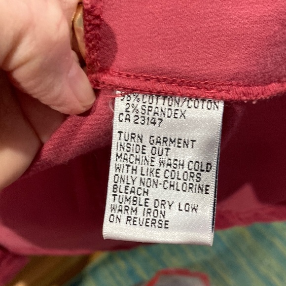 Talbots Red Jean Jacket - Picture 4 of 6